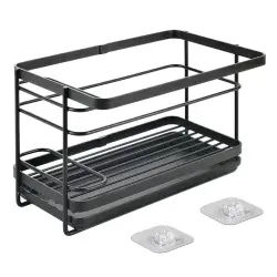 Metaltex Tokyo LAVA Spülbecken Organizer, U-Fix, Spülbecken-Organizer zur Aufbewahrung von Spülutensilien, Maße: 22 x 13 x 14 cm
