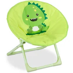 Relaxdays Moonchair , Hellgrün , Textil, Metall, Kunststoff , Tiere , 50x47x48 cm , Babymöbel & Kindermöbel, Babyzimmer, Kindersessel & Kindertische