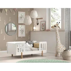 Vipack Kinder-/Juniorbett , Weiß , Holz , Kiefer , 70x140 cm , Lattenrost , Babymöbel & Kindermöbel, Kinderzimmer & Jugendzimmer, Kinderbetten, Kinderbetten & Jugendbetten