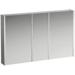 LAUFEN Frame 25 LED-Spiegelschrank 4088549001451, 120cm, 3 Türen, Seite weiß, Ambientelicht