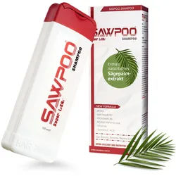 Sawpoo Shampoo mit Sägepalmextrakt gegen Haarausfall DHT Blocker 300 ml Unisex
