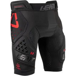 Leatt Impact 3DF 5.0 Motocross Protektorenshorts, schwarz, Größe M für Männer