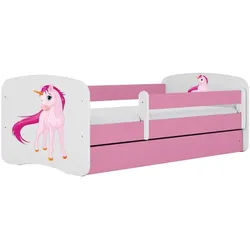 Raumhirsch Furniture Kinderbett ohne Schublade – Jugendbett BABYDREAMS Kinderzimmer rosa