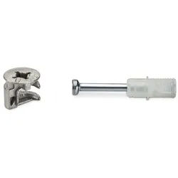 SO-TECH® Winkelbeschlag Korpusverbinder JETFIX / RASTEX mit Dübel Möbelverbinder Ver (60 St), Möbelverbinder Verbindungsbeschläge
