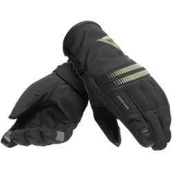 Dainese Plaza 3 D-Dry Damen Motorrad Handschuhe, schwarz-grün, Größe 2XS