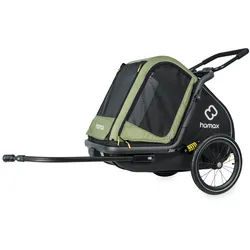 Hamax Pluto Hundeanhänger M, Green/black