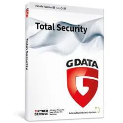 G Data Total Security 2026 | Sofortdownload + Produktschlüssel | 3 Geräte | 1 Jahr