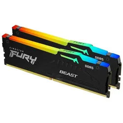 FURY Beast RGB DDR5-5600 - 16GB - CL40 - Dual Channel (2 pcs) - Intel XMP - Schwarz mit RGB