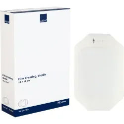 ABENA® Filmverband, steril, transparent 220963 , 1 Karton = 16 Packungen à 100 Stück; Maße: 10 x 12 cm