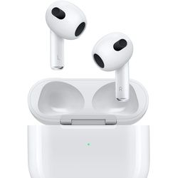 Apple AirPods (3rd generation) AirPods Kopfhörer Kabellos im Ohr Anrufe/Musik Bluetooth Weiß