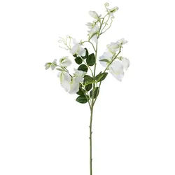 Kunstblume Wicke, Gasper, Höhe 73 cm, Farbe: Weiß weiß