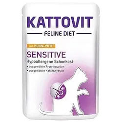 Kattovit Sensitive Huhn+Indika 85g Beutel