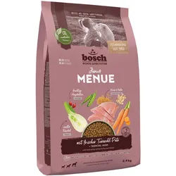 Bosch HPC MENUE Junior mit Tierwohl Pute + Hafer + Hirse 4x2.4 kg