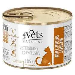 4 Vets Katze Gewichtsreduzierung 24x185g