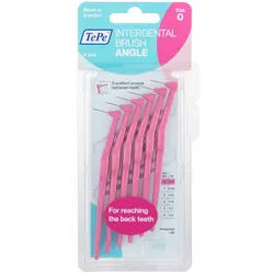 TePe Interdentalbürsten Interdentalbürsten Angle pink 0,4 mm ISO 0, 6 St