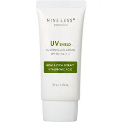 Nine Less Essentials UV Shield Shoothing Sun SPF 50+ Pa++++ Face Cream Tagescreme 50 GR