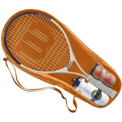 Wilson Kinder-Tennisschläger Roland Garros 23in (1x Schläger 7-10 Jahre + 1x Flasche + 2x Bälle) SET