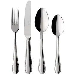 Villeroy & Boch Besteck-Set Mademoiselle Tafelbesteck (24-tlg), Edelstahl, rostfrei, spülmaschinengeeignet silberfarben