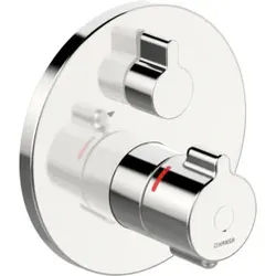Hansa Fertigmontageset HANSACLINICA UP-Thermostat, Rosette rund, chrom