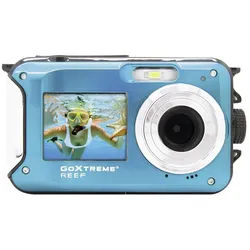 GoXtreme GoXtreme Reef Blue Digitalkamera 24 Megapixel Blau Full HD Video, Wa Kompaktkamera blau