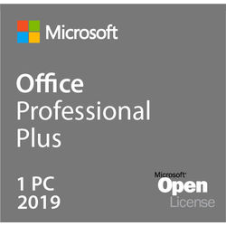 Microsoft Office 2019 Professional Plus Open License, Terminalserver geeignet, Volumenlizenz