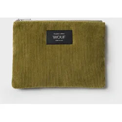 Wouf Corduroy Collection Pouch Olive