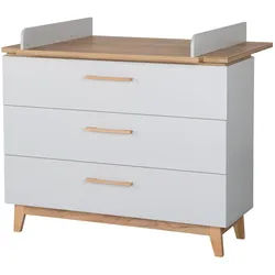 Roba Wickelkommode Caro , Grau , Holzwerkstoff , 117x104x78 cm , Blauer Engel , Babymöbel, Wickelkommoden & Zubehör, Wickelkommoden