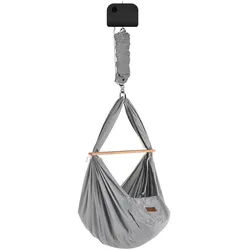 Schmusewolke Federwiege , Grau , Textil , 30x165x137 cm , wendbar,Deckenmontage möglich, Feder mit Sicherheitsseil , Babymöbel & Kindermöbel, Babyzimmer, Babybetten, Stubenwagen & Babywiegen