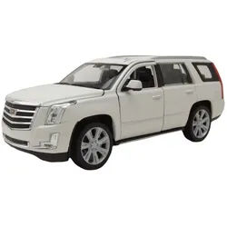 Welly Modellauto Cadillac Escalade 2017 weiß, Maßstab 1:24 weiß