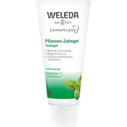 Weleda Gesichtspflege Zahn-und-MundpflegeMit einem Kieselsäureputzkörper reinigt die Zähne gründlich und schonendPflanzen-Zahngel 75 ml