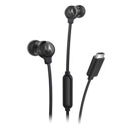 Motorola EARBUDS3CS hovedtelefoner/headset Ledningsført I ørerne Opkald/musik USB Type-C Sort