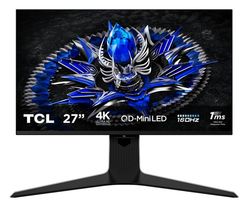 TCL R83 27R83U tietokoneen litteä näyttö 68,6 cm (27") 3840 x 2160 pikseliä 4K Ultra HD QLED Musta, Valkoinen