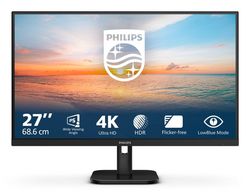 Philips 27E1N1800A/00 tietokoneen litteä näyttö 68,6 cm (27") 3840 x 2160 pikseliä 4K Ultra HD LED Musta