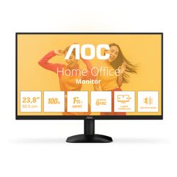 AOC B3 24B35HM2 tietokoneen litteä näyttö 60,5 cm (23.8") 1920 x 1080 pikseliä Full HD LED Musta