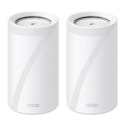 TP-Link Deco BE85 (2-Pack) Triband (2,4 GHz/5 GHz/6 GHz) Wi-Fi 7 (802.11be) Vit 4 Intern