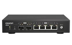 QNAP QSW-2104-2S nätverksswitchar Ohanterad 2.5G Ethernet Svart