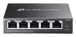 TP-Link Omada ES205GP nätverksswitchar hanterad Gigabit Ethernet (10/100/1000) Strömförsörjning via Ethernet (PoE) stöd Svart