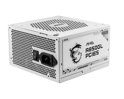 MSI MAG A850GL PCIE5 WHITE strömförsörjningsenheter 850 W 20+4 pin ATX ATX Vit