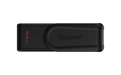Kingston Technology DataTraveler 64 GB Portable USB 3.2 Gen 1 Exodia S (sort/sort)