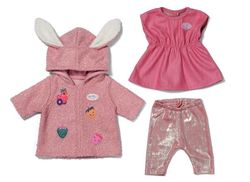 BABY born Coat Set with Dress 43cm Dukketøjsæt