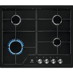 Electrolux EGS6424K Svart Inbyggd 60 cm Gas 4 zone(s)