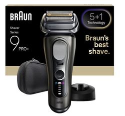 Braun Series 9 Pro+ 9615S Folierakapparat Trimmer Svart, Grå
