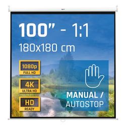 iggual PSIMS180 projektordukar 2,54 m (100") 1:1