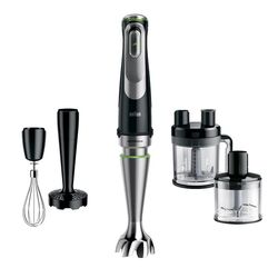 Braun MultiQuick 9 MQ 9195XLI 2 l Stavmixer 1200 W Svart, Rostfritt stål