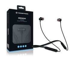 Conceptronic BRENDAN01B hovedtelefoner/headset Trådløs I ørerne Opkald/musik Bluetooth Sort