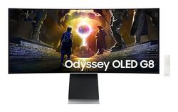 Samsung LS34DG850SUXDU tietokoneen litteä näyttö 86,4 cm (34") 3440 x 1440 pikseliä UltraWide Quad HD OLED Hopea