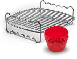 Philips Airfryer Accessory HD9904/01 Grillspett och muffinsformar