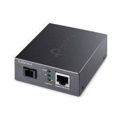 TP-Link TL-FC311A-2 mediakonverterare för nätverk 1000 Mbit/s Enkelläge Svart