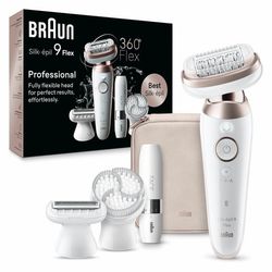 Braun Silk-épil 9 Flex 9-360 3D 40 pincetter Rosa, Vit