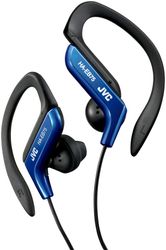 JVC HA-EB75 Hovedtelefoner Ledningsført Ørekrog, I ørerne Sport Sort, Blå
